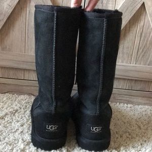 Tall Black UGG Boots, Size 3.